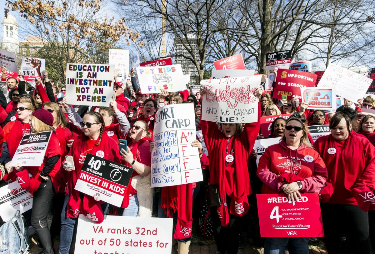 school funding rally